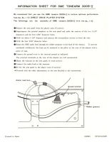 Technics - SL-110 - Owners manual 